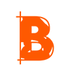 🧡 Эмодзи «Оранжевые и синие буквы» для Telegram
