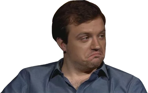 😯 Стикер «Андрей Dread Голубев» для Telegram