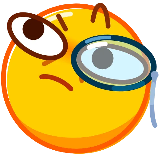 Стикер 19 Drollemoji