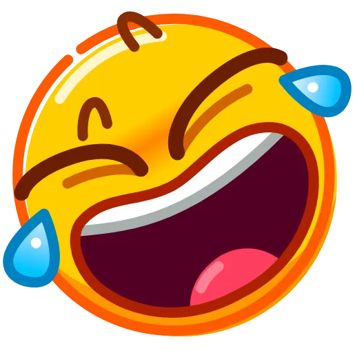 Стикер 4 Droll Emoji