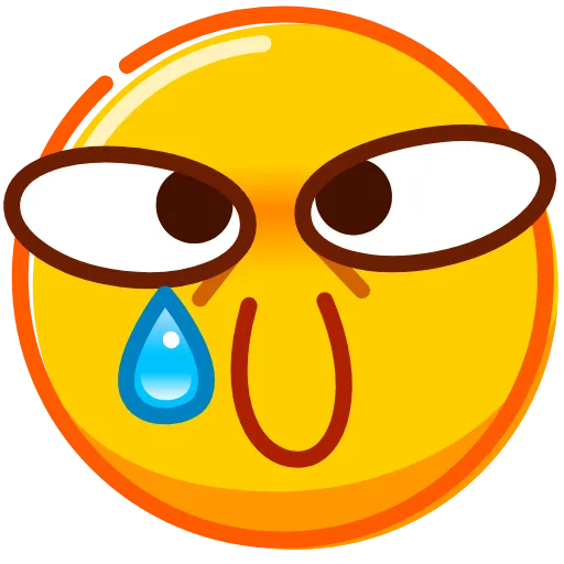 Стикер 5 Droll Emoji
