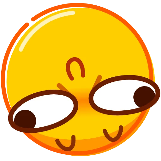 Стикер 8 Droll Emoji
