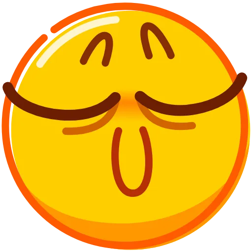 Стикер 10 Droll Emoji