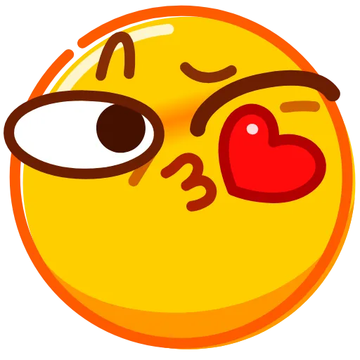 Стикер 13 Droll Emoji
