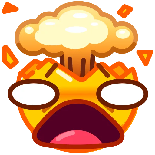 Стикер 31 Droll Emoji