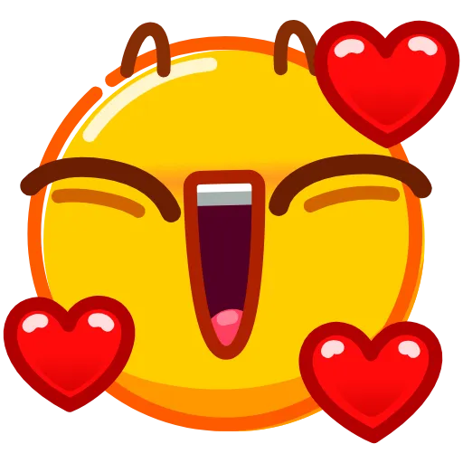 Стикер 12 Droll Emoji