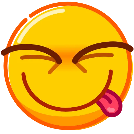 Стикер 15 Droll Emoji