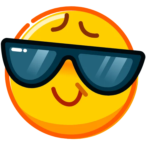 Стикер 21 Droll Emoji
