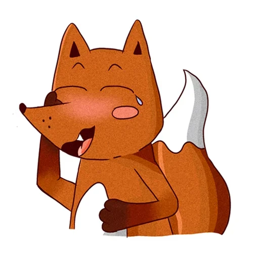 😂 Стикер «Drunken fox» для Telegram