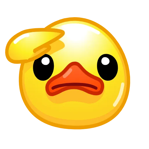 Стикер 57 Смайлы Duck Emoji - #official