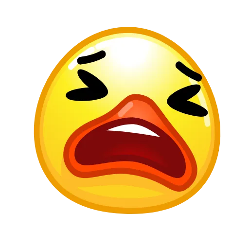 Стикер 33 Смайлы Duck Emoji - #official
