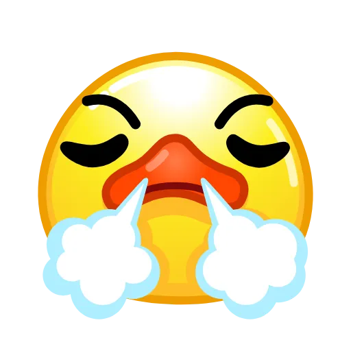 Стикер 39 Смайлы Duck Emoji - #official