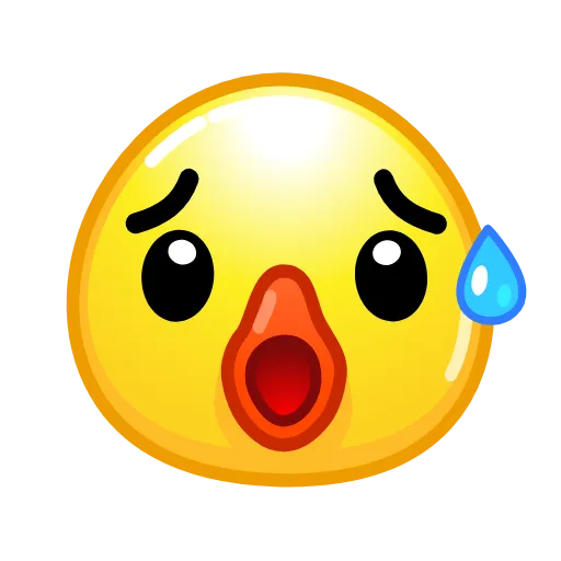 Стикер 45 Смайлы Duck Emoji - #official