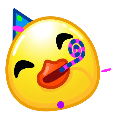 Стикер 26 Смайлы Duck Emoji - #official