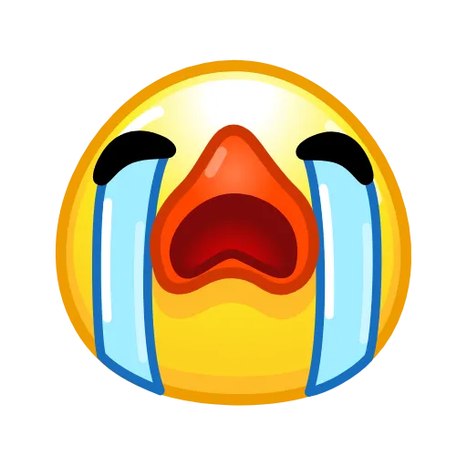 Стикер 38 Смайлы Duck Emoji - #official
