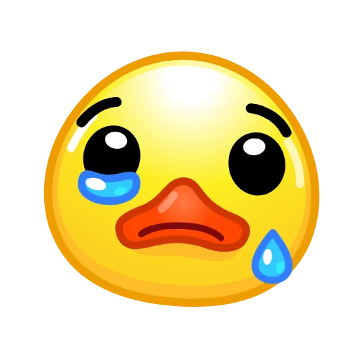Стикер 37 Смайлы Duck Emoji - #official
