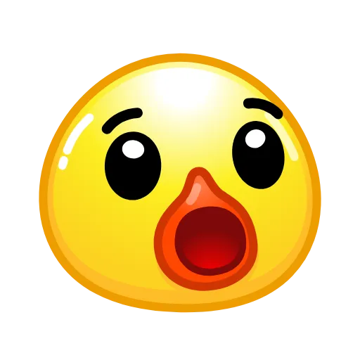 Стикер 60 Смайлы Duck Emoji - #official