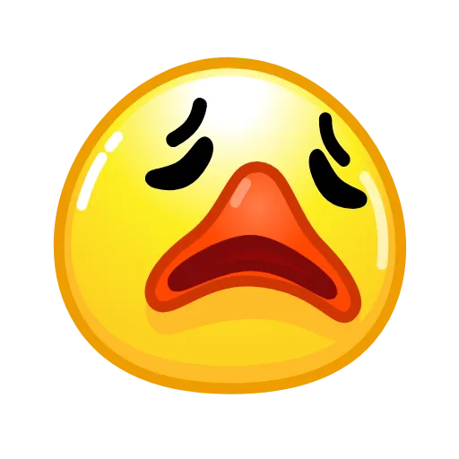 Стикер 34 Смайлы Duck Emoji - #official