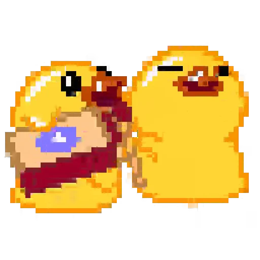 🚀 Стикер «Pixel Duck» для Telegram