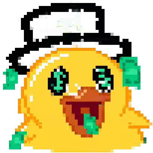 💰 Стикер «Pixel Duck» для Telegram