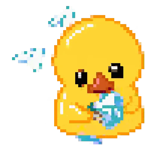 🛩 Стикер «Pixel Duck» для Telegram