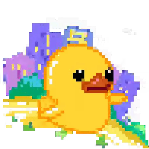 🚶 Стикер «Pixel Duck» для Telegram