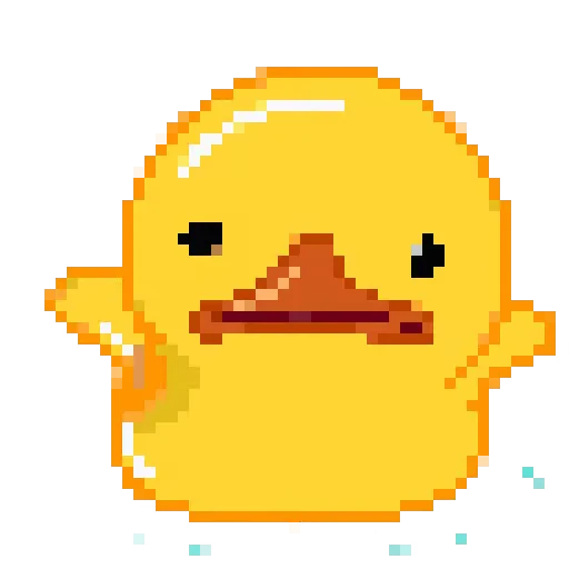 🧐 Стикер «Pixel Duck» для Telegram
