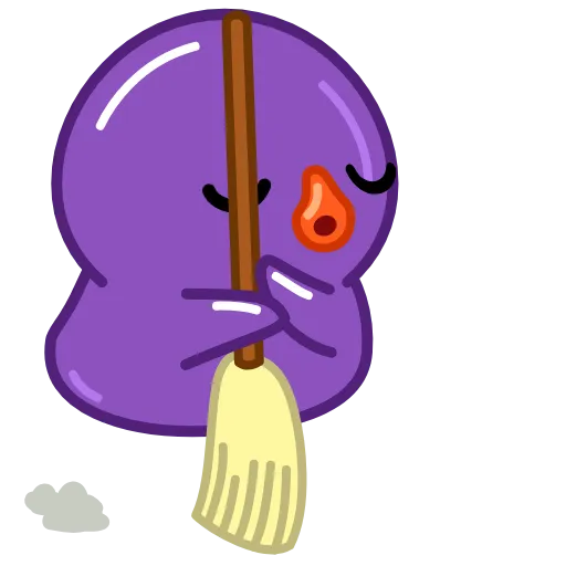 Стикер 36 Duck Purple