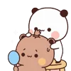 Стикер 8 Dudu &amp; Bubu