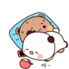 Стикер 17 Dudu &amp; Bubu
