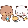 Стикер 35 Dudu &amp; Bubu