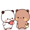Стикер 33 Dudu &amp; Bubu