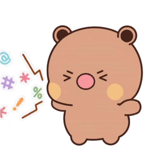😡 Стикер «Dudu and Bubu 4» для Telegram