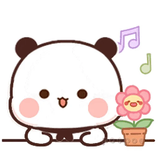 🥳 Стикер «Dudu and Bubu 7» для Telegram