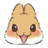 Стикер 37 Dwarf Bunny