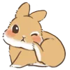 Стикер 18 Dwarf Bunny