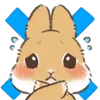 Стикер 50 Dwarf Bunny
