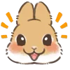 Стикер 12 Dwarf Bunny