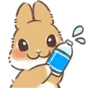 Стикер 25 Dwarf Bunny