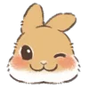 Стикер 34 Dwarf Bunny