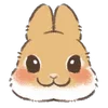 Стикер 44 Dwarf Bunny