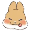 Стикер 30 Dwarf Bunny