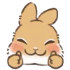 Стикер 4 Dwarf Bunny
