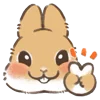 Стикер 17 Dwarf Bunny