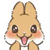 Стикер 3 Dwarf Bunny