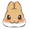 Стикер 2 Dwarf Bunny