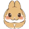 Стикер 54 Dwarf Bunny