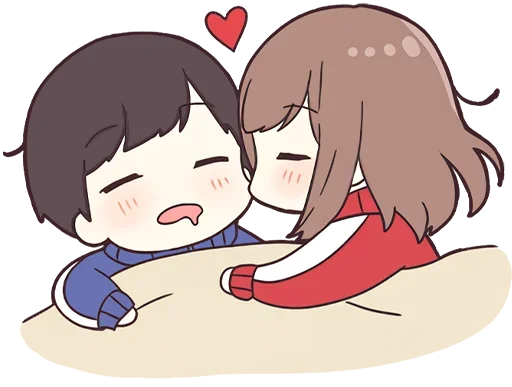 😘 Стикер «Джерси-тян 4» для Telegram