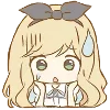 Стикер 16 Alice emoji - Алиса в стране чудес