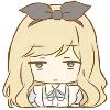 Стикер 22 Alice emoji - Алиса в стране чудес